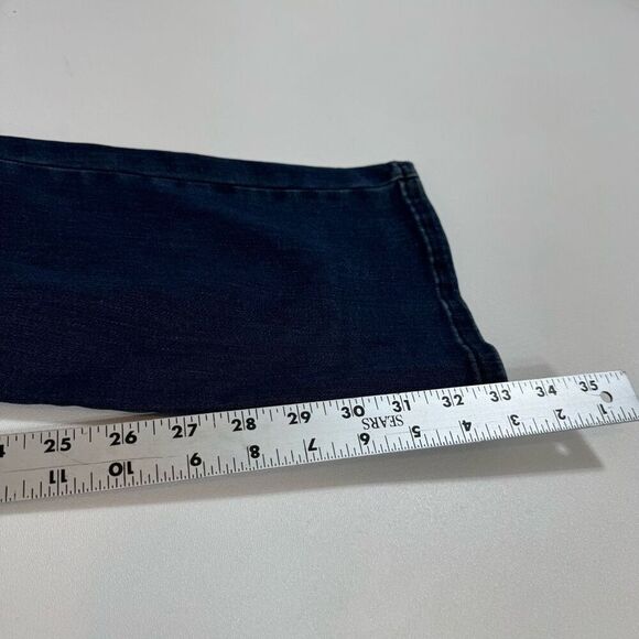 BlankNYC Jeans Womens 31 The HOYT High Rise Mini Flare Dark Wash New - Picture 2 of 10